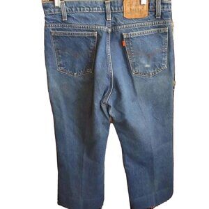 34x22 Vintage Mens Levi's Jeans 517 Orange Tab Denim Board Shorts Skate